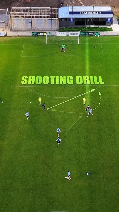 Aerial view of a tactical shooting drill